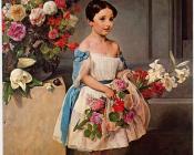 Portrait of Countess Antonietta Negroni Prati Morosini as a child - 弗朗切斯科·海兹